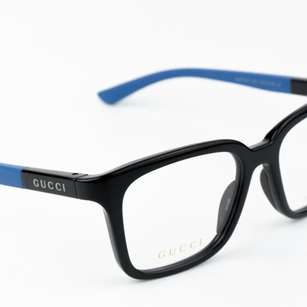SALE! NEW Gucci GG1738O 004 Black Blue Unisex Square Eyeglasses GG 1738O